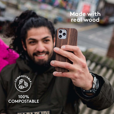 Sale - Eco Friendly American Walnut iPhone 12 / 12 Pro Case - Loam & Lore